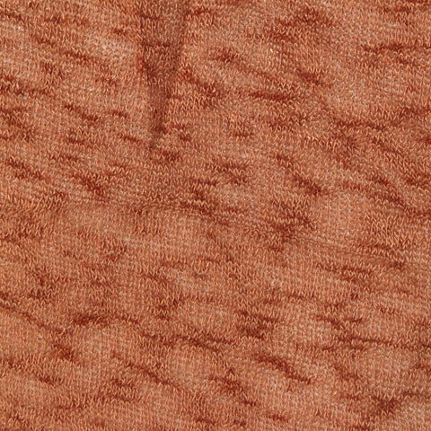 Terracotta Fine-Marl Jersey Knit, Poly-Viscose