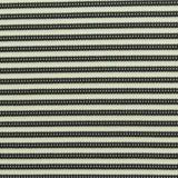 Black Horizontal-Stripe Knit, Polyester