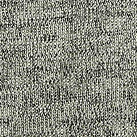 Dark Grey Heathered-Marl Jersey Knit, Polyester, 170 gsm