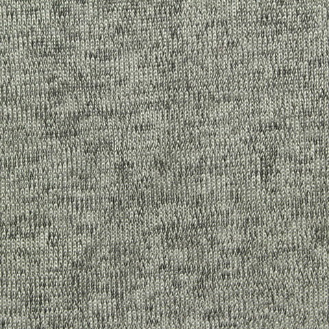 Dark Grey Heathered-Marl Jersey Knit, Polyester, 170 gsm