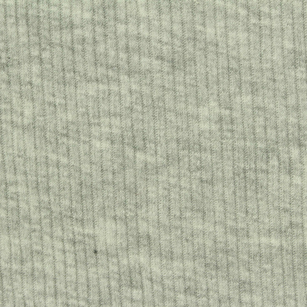 Light Grey Marl Rib Knit, 188 gsm