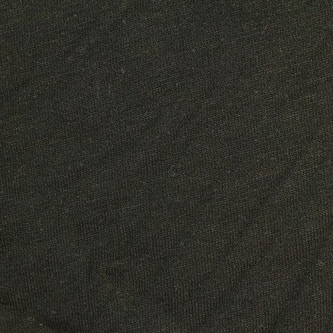 Brushed Viscose Stretch French Terry Fabric, 175 gsm, 160 cm — Green