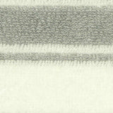 Grey Horizontal-Stripe French Terry, Poly-Cotton — texture