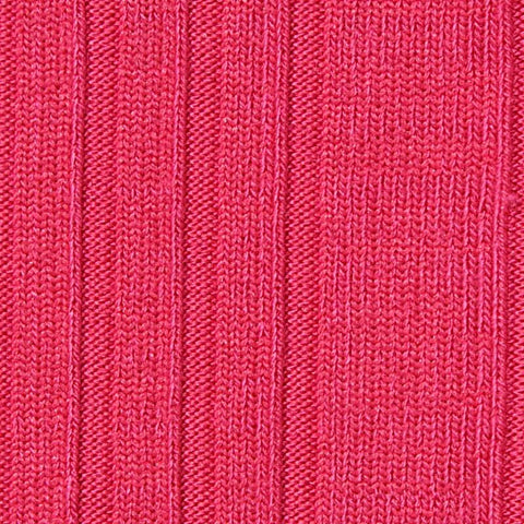 Viscose Polyester Stretch Rib Knit Fabric, 260 gsm, 165 cm — Pink