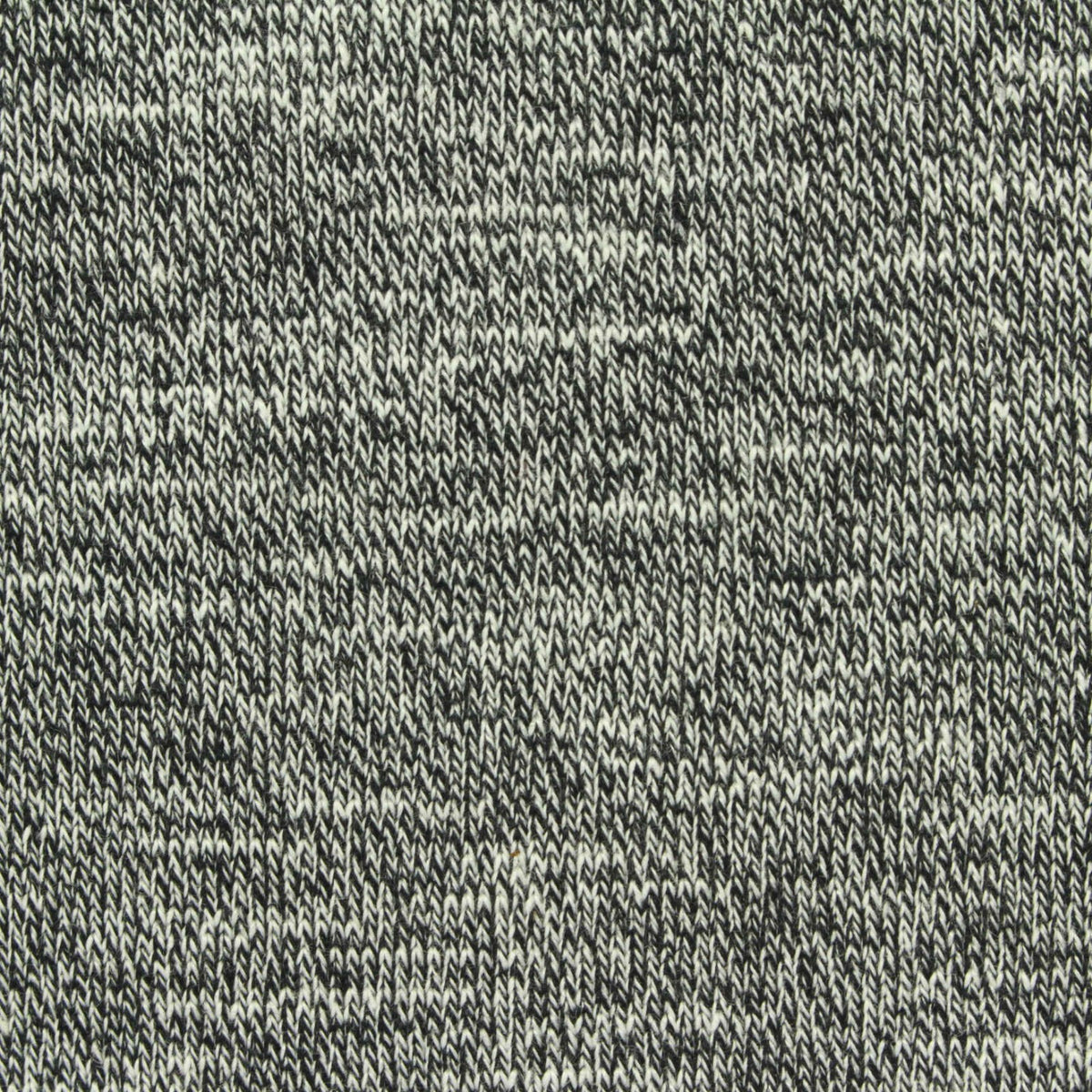 Black Marl French Terry, Poly-Cotton, 315 gsm