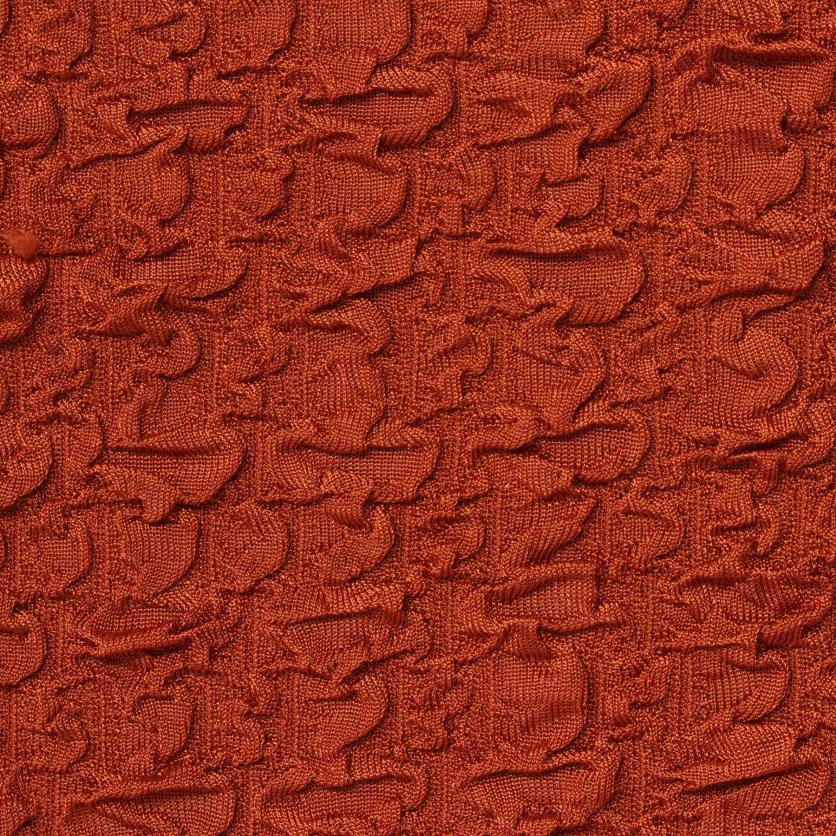 Jacquard Polyester Stretch Interlock Knit Fabric, 230 gsm, 160 cm — Orange