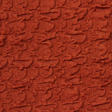 Jacquard Polyester Stretch Interlock Knit Fabric, 230 gsm, 160 cm — Orange