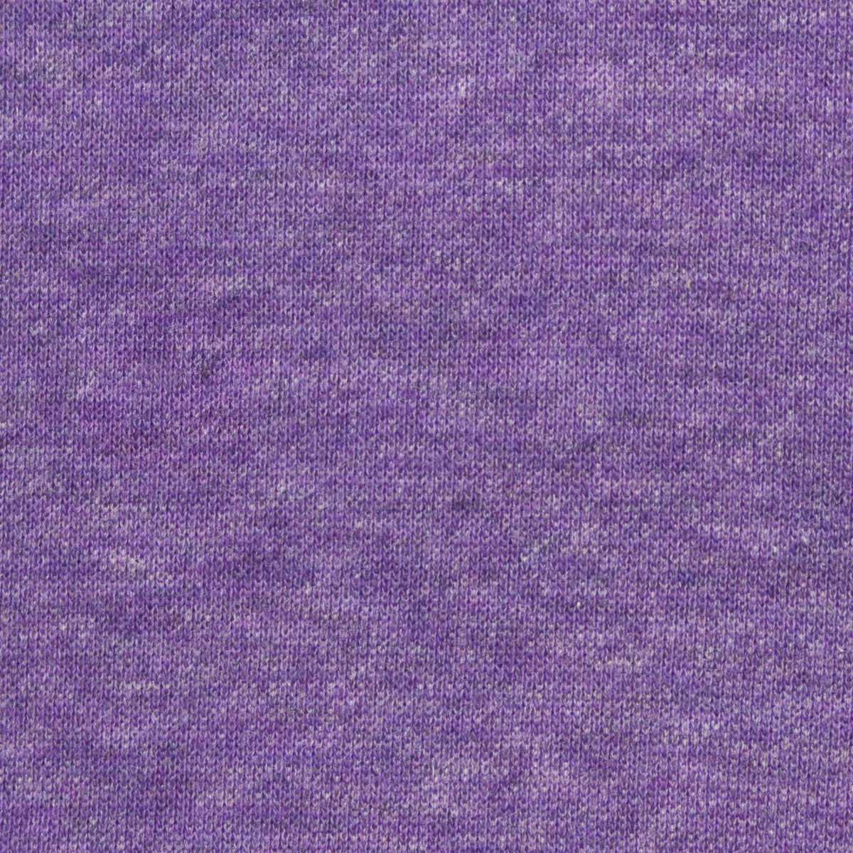 Purple Marl French Terry, Cotton-Poly, 265 gsm