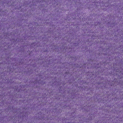 Purple Marl French Terry, Cotton-Poly, 265 gsm