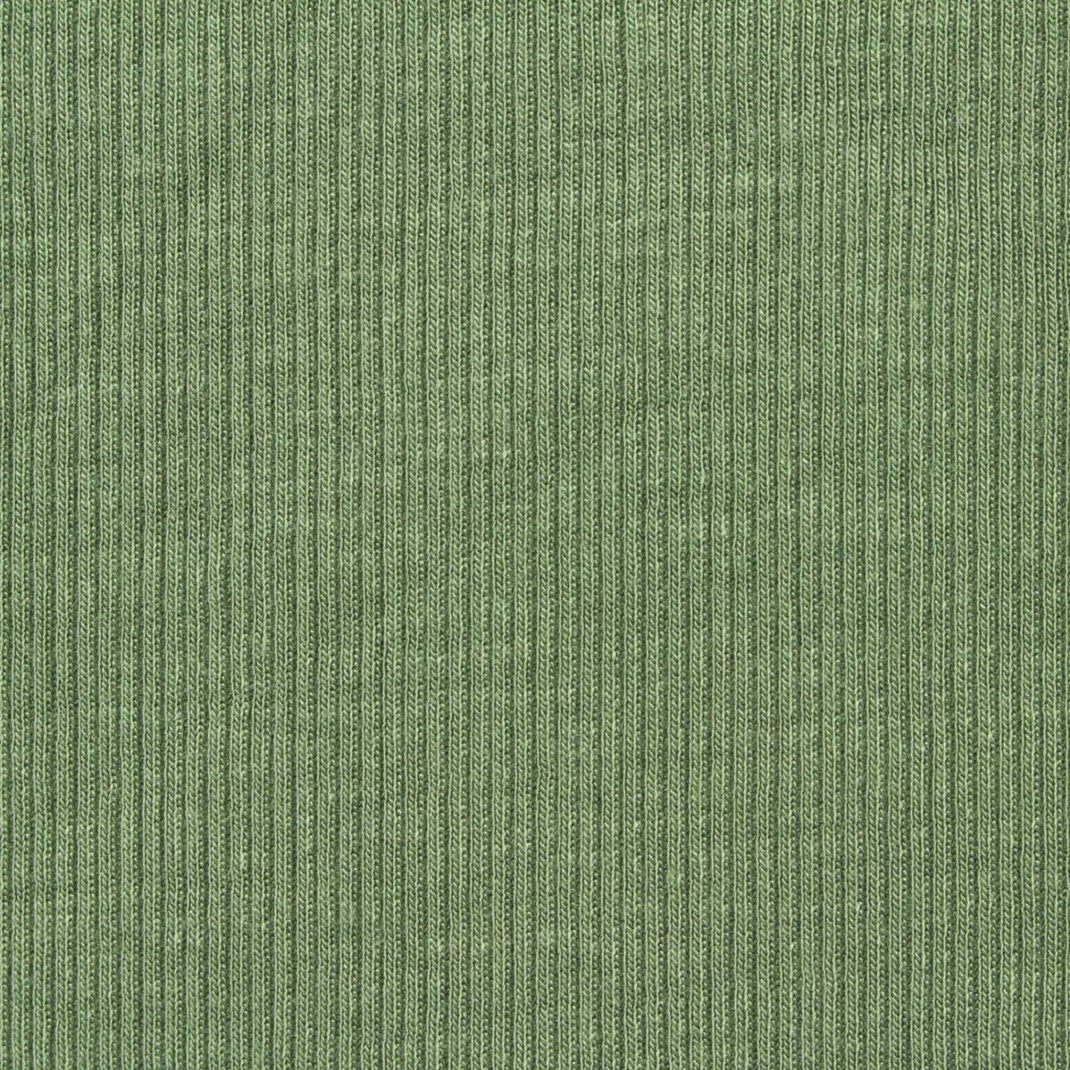 Viscose Stretch Rib Knit Fabric, 285 gsm, 130 cm — Green