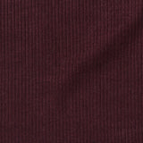Viscose Stretch Rib Knit Fabric, 260 gsm, 130 cm — Red