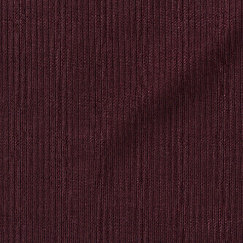 Viscose Stretch Rib Knit Fabric, 260 gsm, 130 cm — Red
