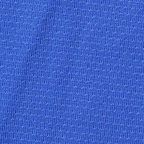 Polyester Stretch Birdseye Knit Fabric, 130 gsm, 152 cm — Blue