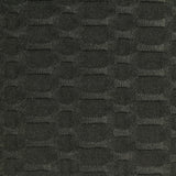 Jacquard Polyester Stretch Knit Fabric, 335 gsm, 150 cm — Black