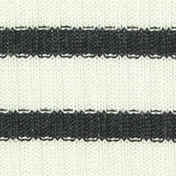 Dark Grey Stripes Rib Knit, Poly-Viscose — texture