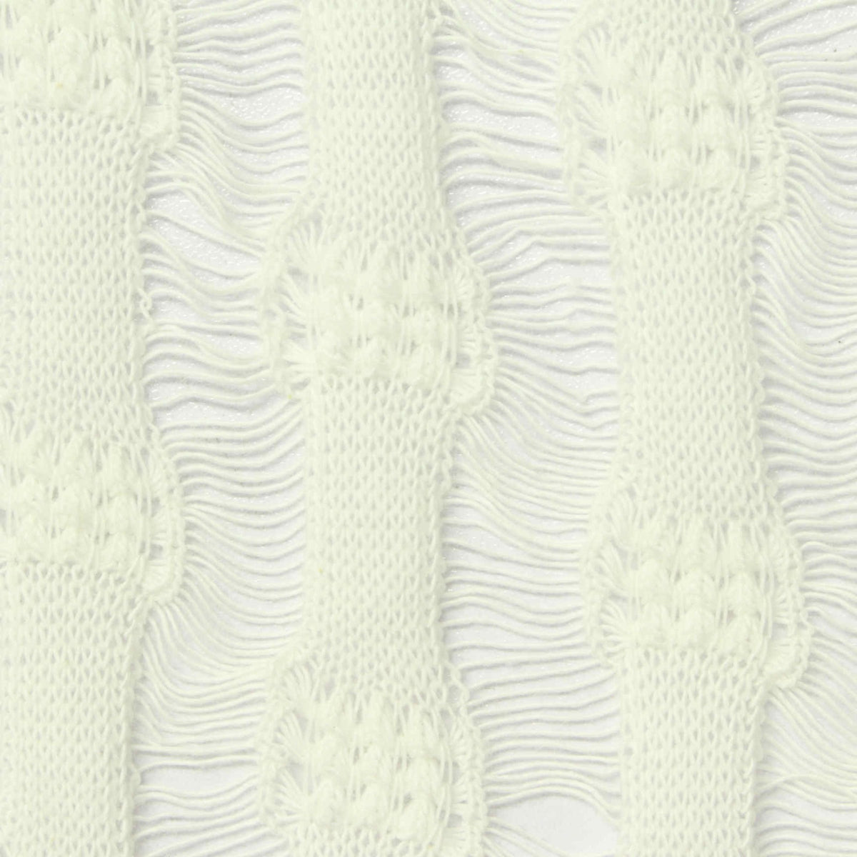 Cream Openwork Jacquard, Cotton