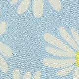 White Daisies Woven, Viscose — texture