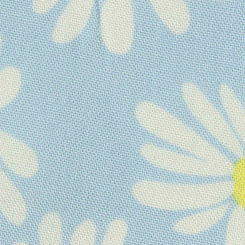 White Daisies Woven, Viscose