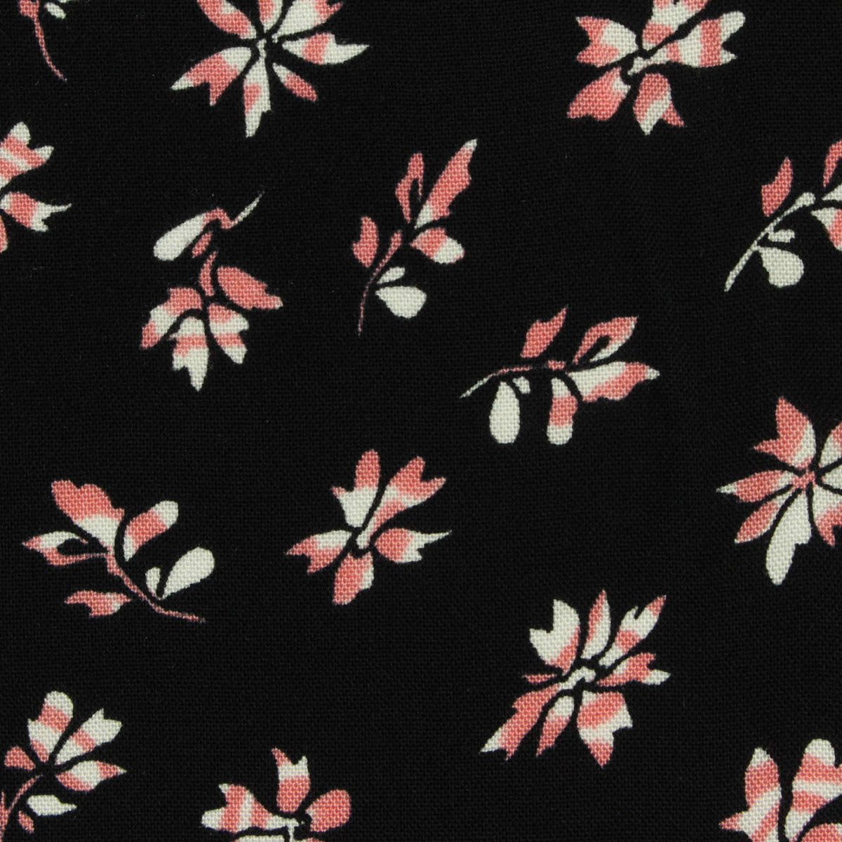 Pink Floral Woven, Viscose, 130 gsm