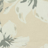 White Floral Crepe, Polyester