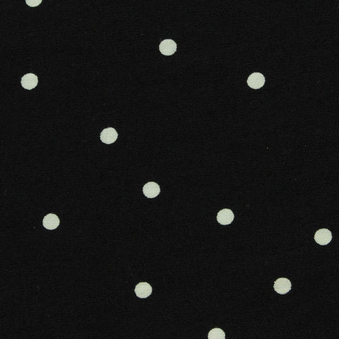 Black Dots Woven, Cotton