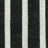 Black Vertical-Stripe Jersey Knit, Poly-Viscose