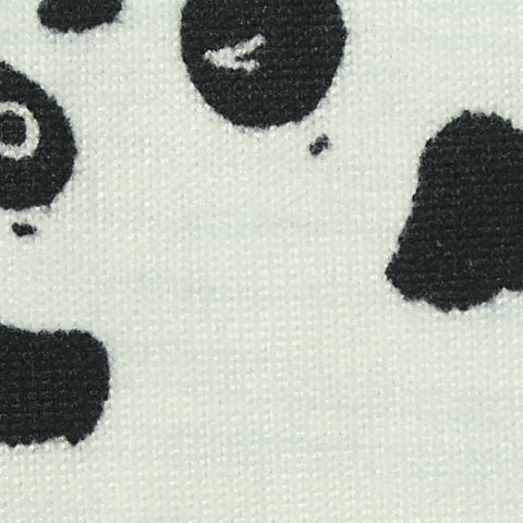 Animal Print Polyester Stretch Chunky Knit Fabric, 180 gsm — White