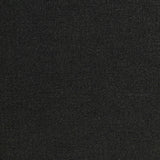 Polyester Stretch Rib Knit Fabric, 283 gsm, 128 cm — Black