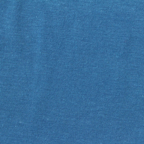 Cotton Polyester Jersey Knit Fabric, 147 gsm, 166 cm — Blue