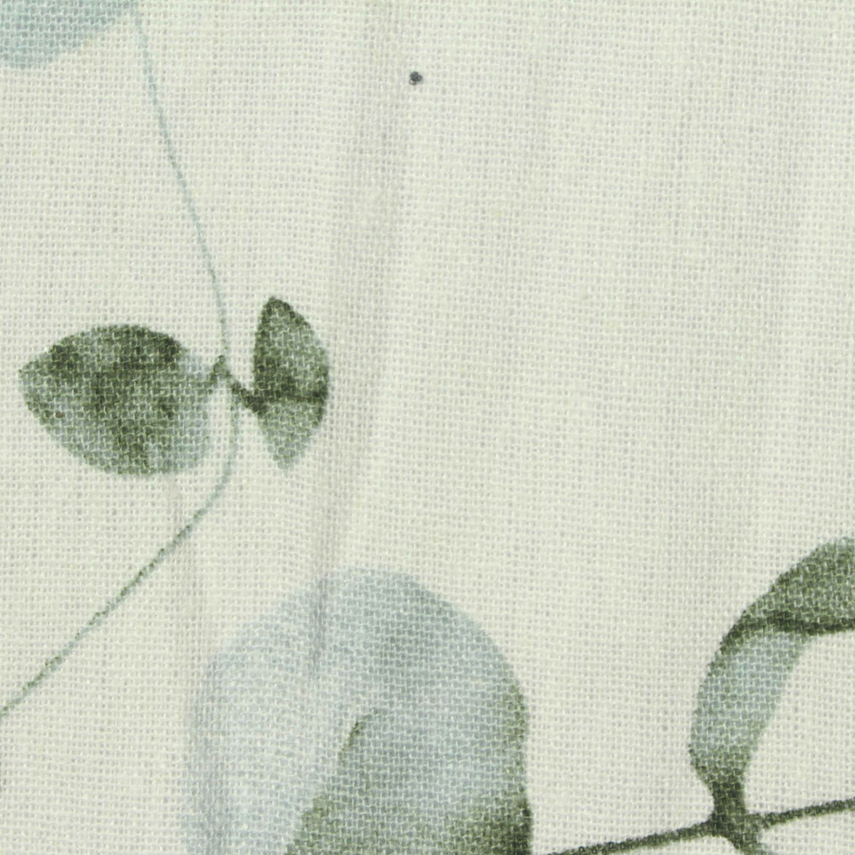Green Leaves Woven, Viscose-Linen, 180 gsm