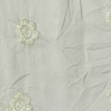 White Floral Woven, Viscose