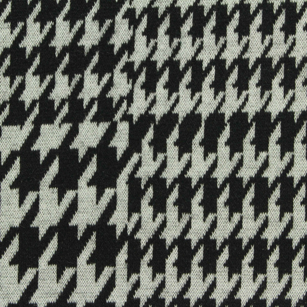 Black Houndstooth Jacquard, Poly-Viscose, 280 gsm, 160 cm, ref EF-246185