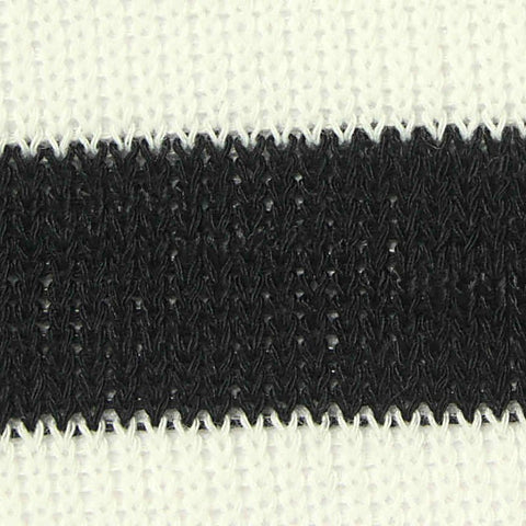 Black Horizontal-Stripe Chunky Knit, Poly-Viscose, 170 gsm, 160 cm, ref EF-246195