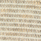 Light Beige Horizontal-Stripe Chunky Knit, Poly-Viscose — texture