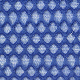 Jacquard Polyester Cotton Blend Chunky Knit Fabric, 136 gsm, 165 cm — Blue