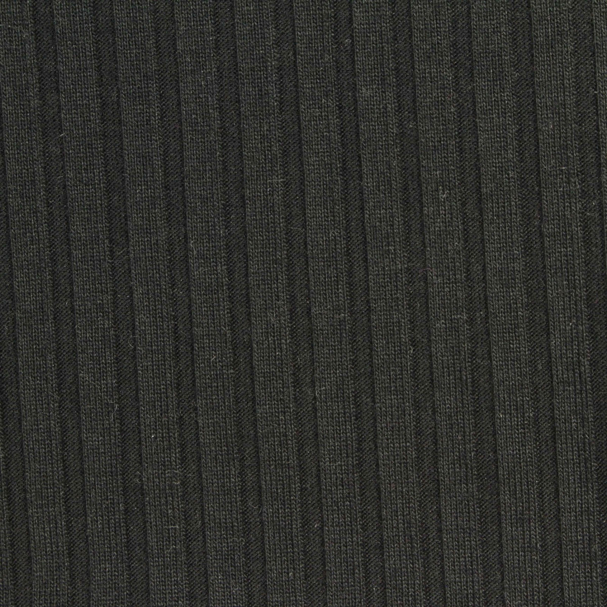 Polyester Stretch Rib Knit Fabric, 283 gsm, 152 cm — Grey