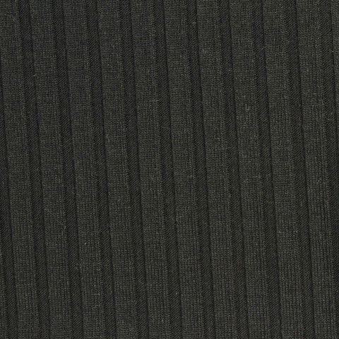 Polyester Stretch Rib Knit Fabric, 283 gsm, 152 cm — Grey