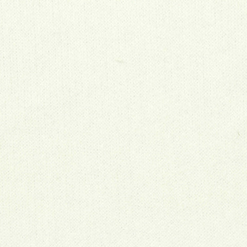 Cotton Polyester French Terry Fabric, 220 gsm, 133 cm — White