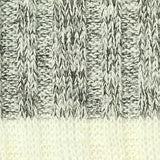 Cream Horizontal-Stripe Rib Knit, Poly-Viscose — texture