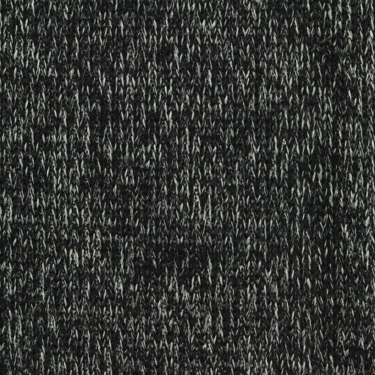 Black Marl Jersey Knit, Polyester, 188 gsm