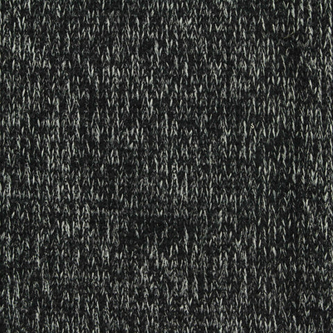 Black Marl Jersey Knit, Polyester, 188 gsm