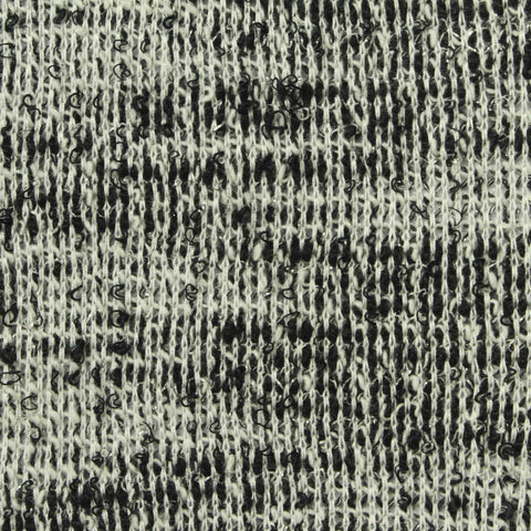 Black Marl Chunky Knit, Viscose-Poly, 270 gsm