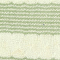 Light Green Horizontal-Stripe Chunky Knit, Viscose-Poly, 226 gsm
