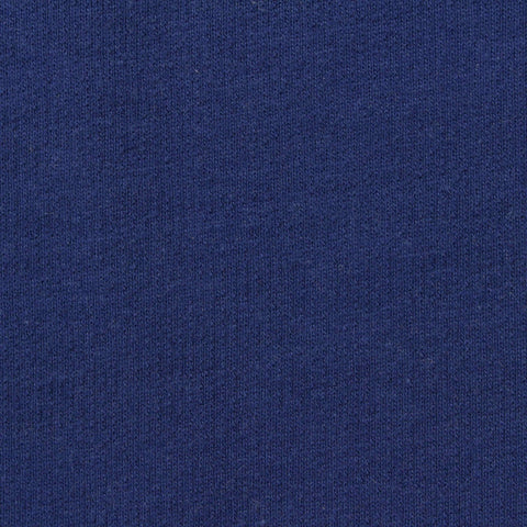 Cotton Polyester French Terry Fabric, 235 gsm, 160 cm — Navy