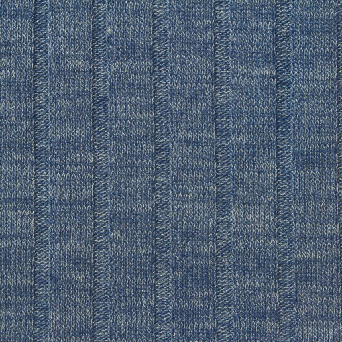 Blue Marl Chunky Knit, Viscose-Poly, 180 gsm