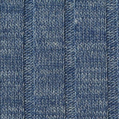 Blue Marl Chunky Knit, Viscose-Poly, 180 gsm