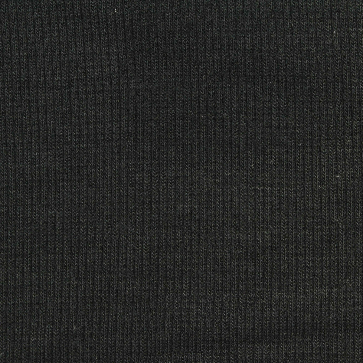 Viscose Stretch Rib Knit Fabric, 207 gsm, 123 cm — Black