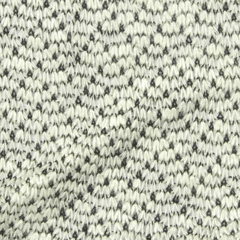 Cream Geometric Chunky Knit, Poly-Viscose