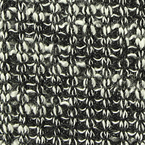 Black Heathered-Marl Interlock Knit, Poly-Viscose