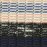 Pink Zigzag Rib Knit, Viscose-Poly — texture